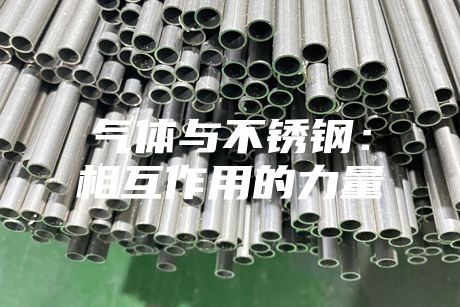 气体与不锈钢：相互作用的力量