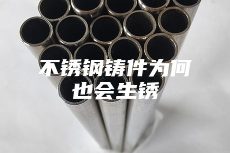 不锈钢铸件为何也会生锈